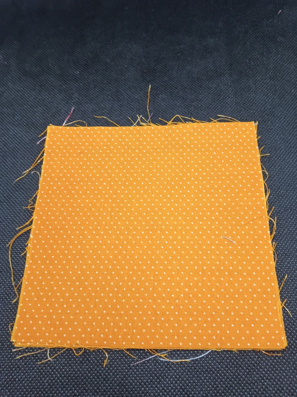 5 4.75 Inch Polka Dot Orange Squares
